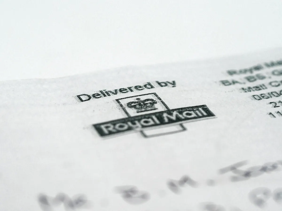 Papel de impresora en blanco y negro